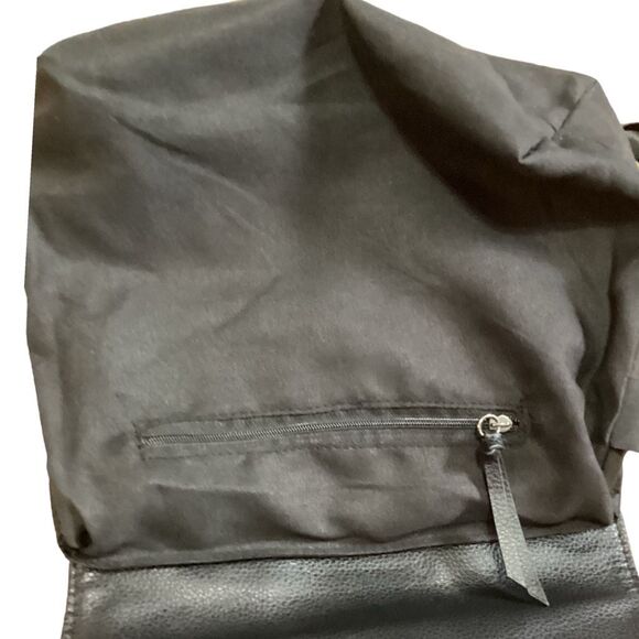 Botkier New York Nylon & Imitation Pebbled Leather Trim Trigger Mini Backpack - Picture 7 of 11